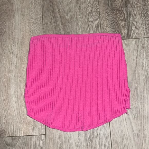 Amazon Size L Ribbed Strapless Top - Picture 2 of 5
